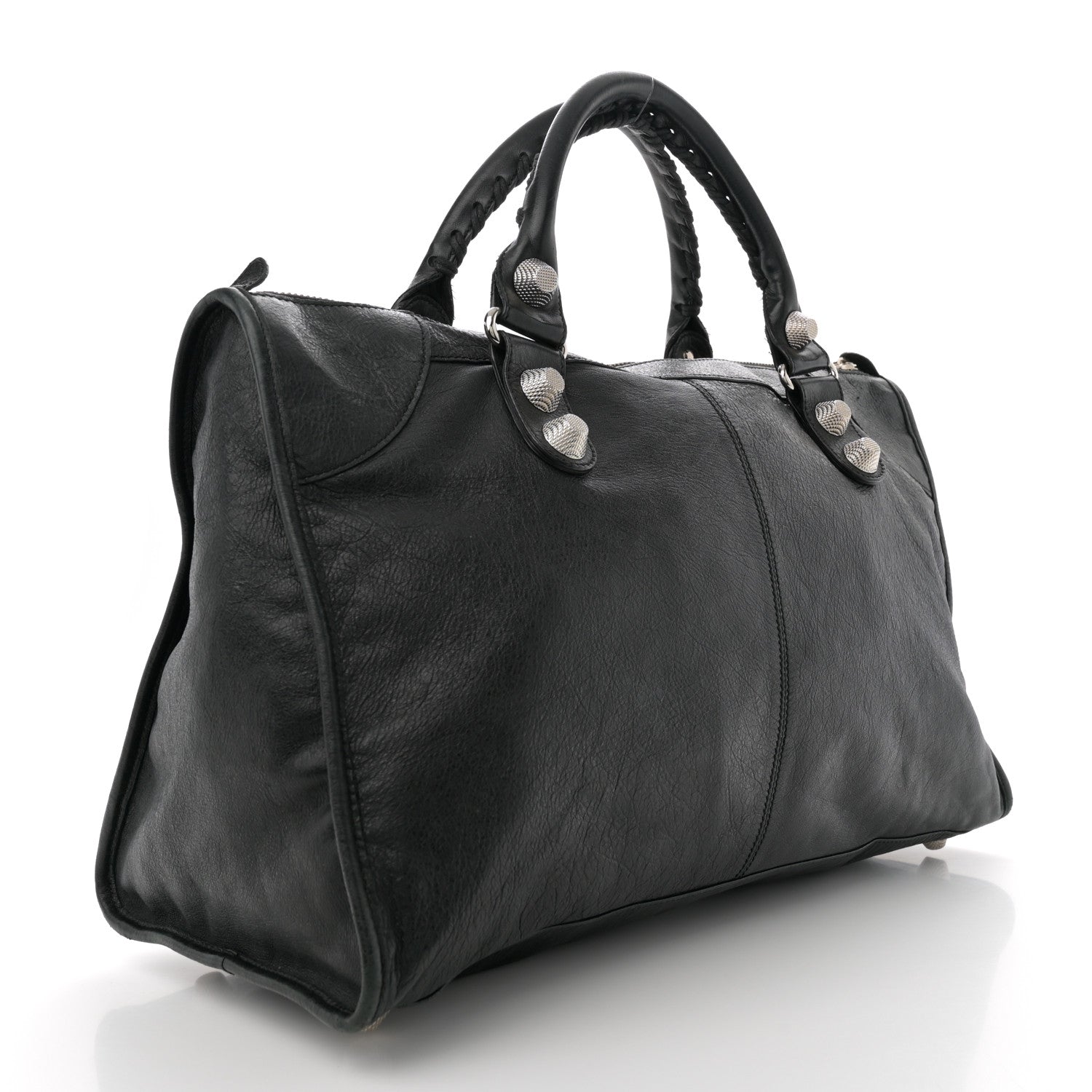 Balenciaga Agneau Giant 21 Silver Hardware Work Black 4 of 13