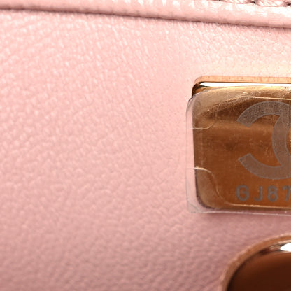 Chanel Caviar Quilted Mini Coco Handle Flap Pink 7 of 10