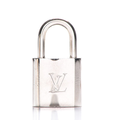Louis Vuitton Polished Silver Lock and Key Set #442 5 of 5