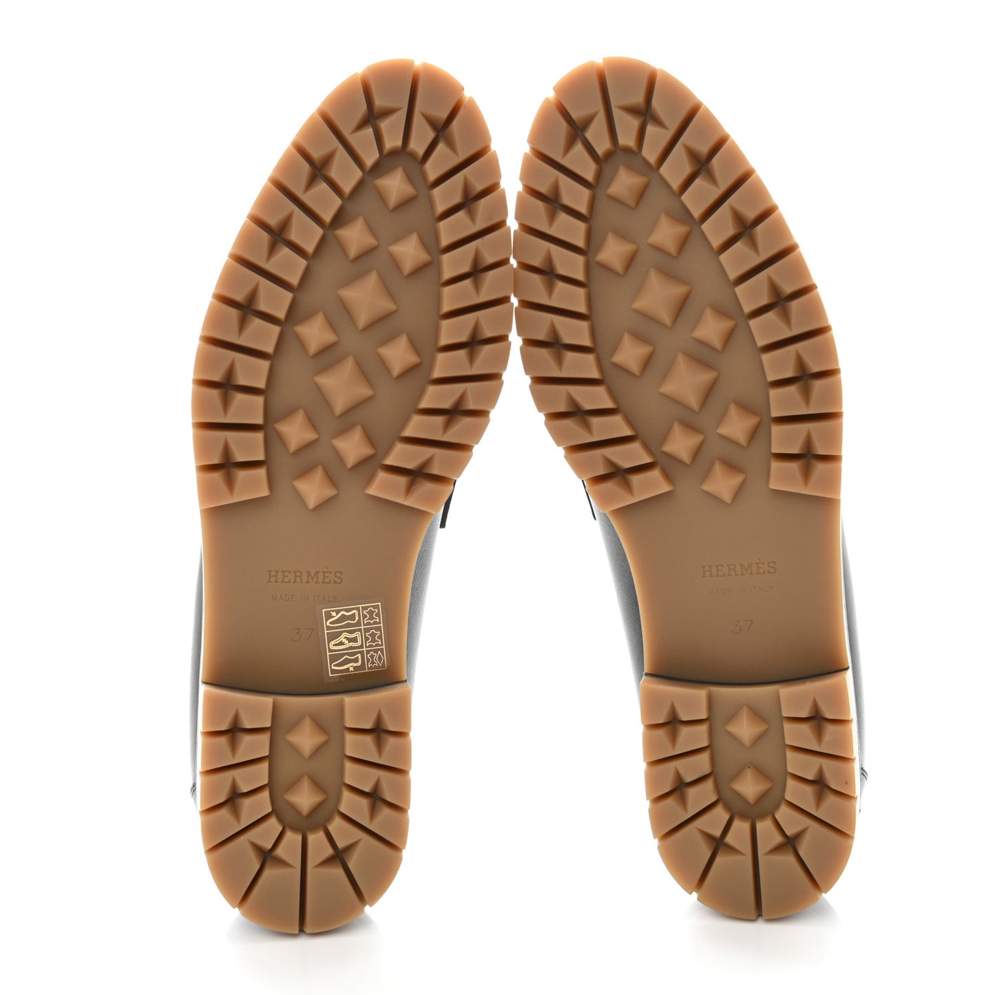 Calfskin Womens Faubourg Loafers 37 Black