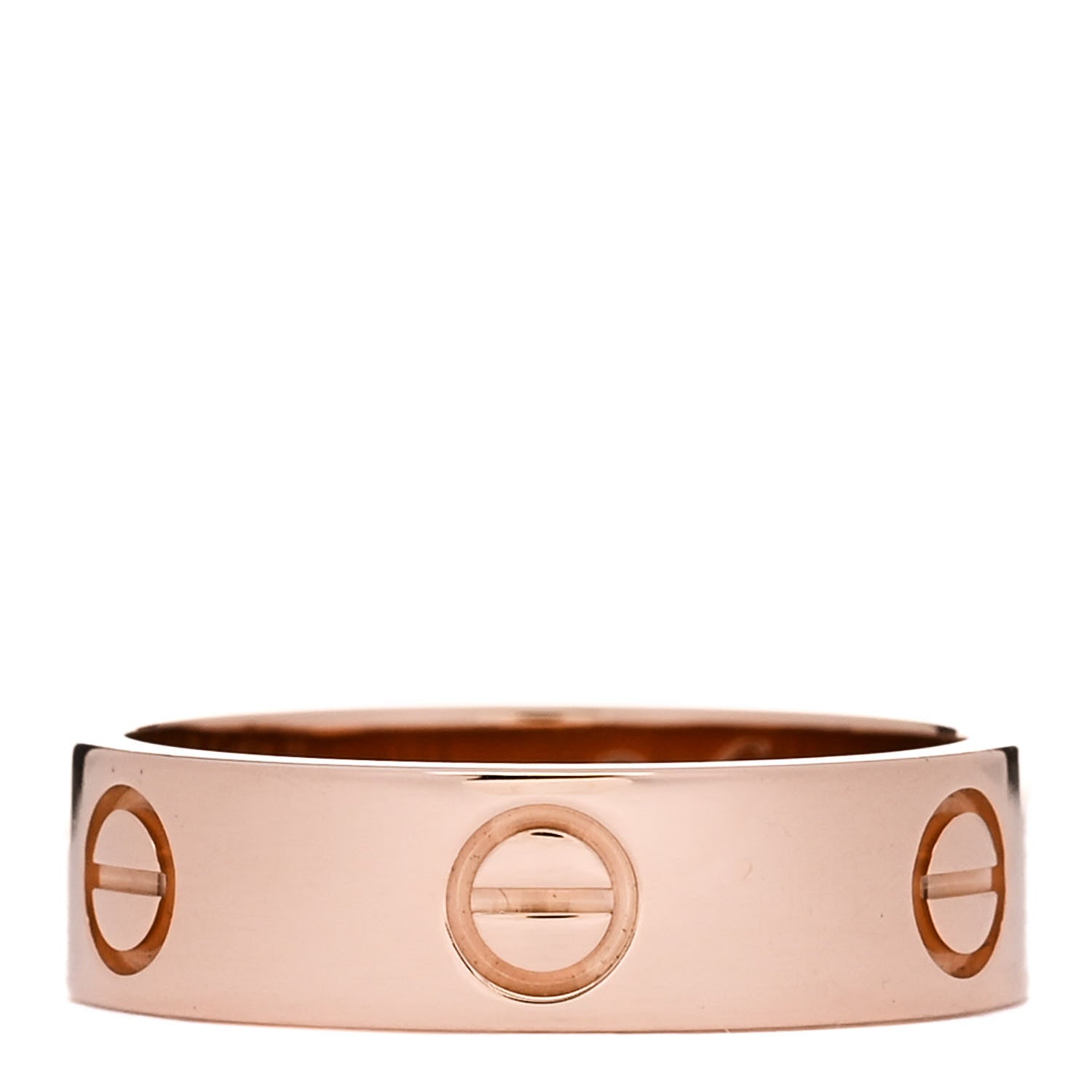 Cartier 18K Pink Gold 5.5mm LOVE Ring 56 7.75 1 of 4