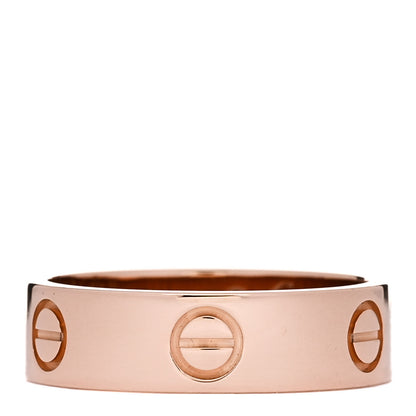 Cartier 18K Pink Gold 5.5mm LOVE Ring 56 7.75 1 of 4