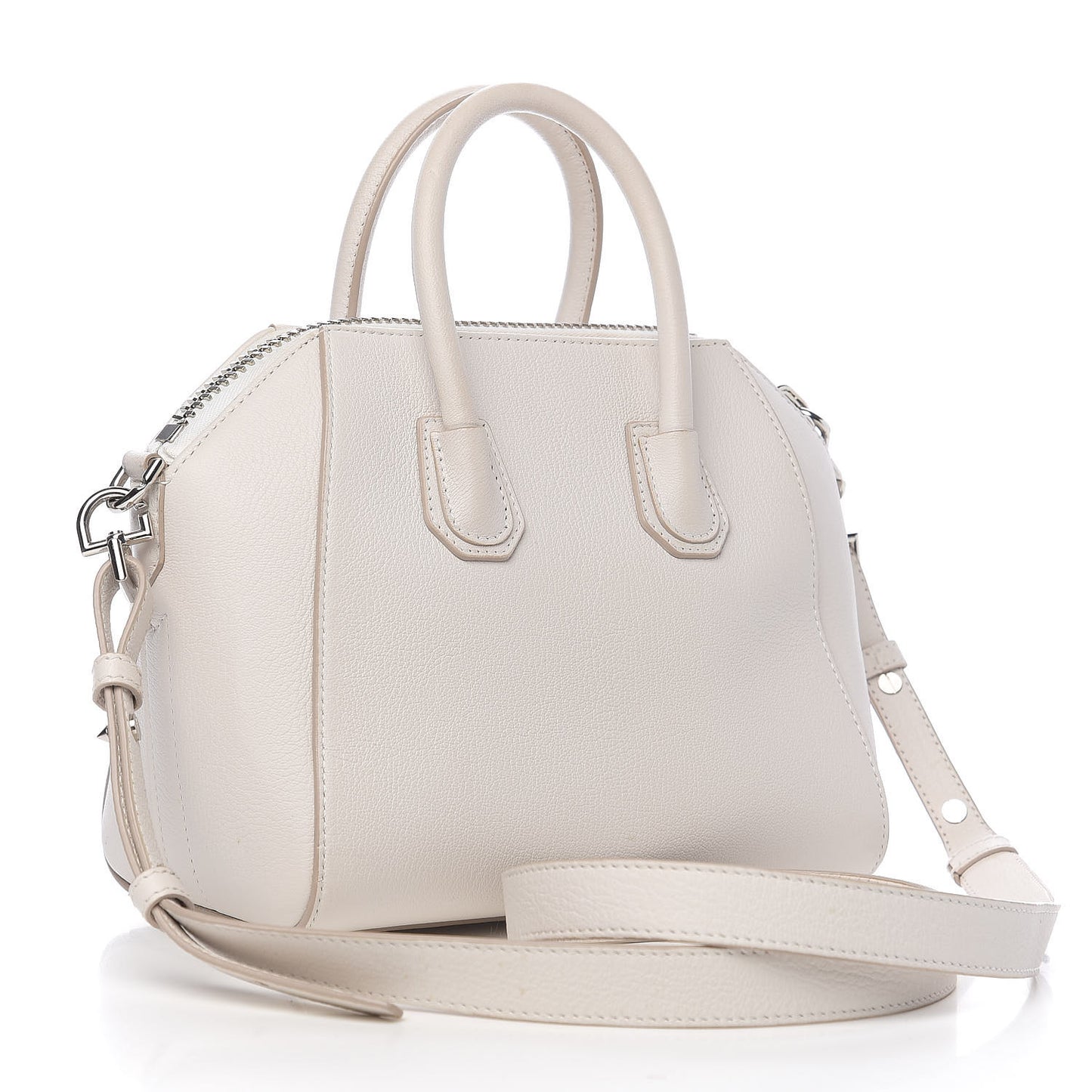 Sugar Goatskin Mini Antigona White
