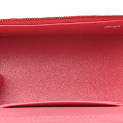 Chanel Caviar Quilted Small Vanity Case With Chain Red 5 of 11