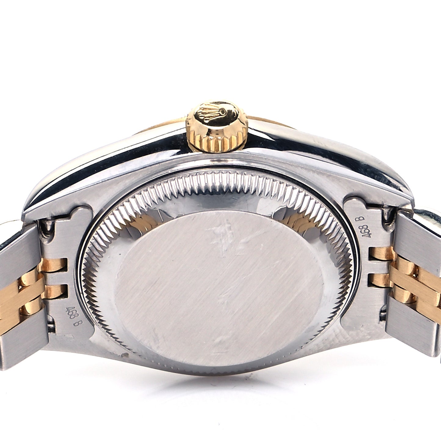 Stainless Steel 18K Yellow Gold Diamond 26mm Oyster Perpetual Datejust Watch Champagne 79173