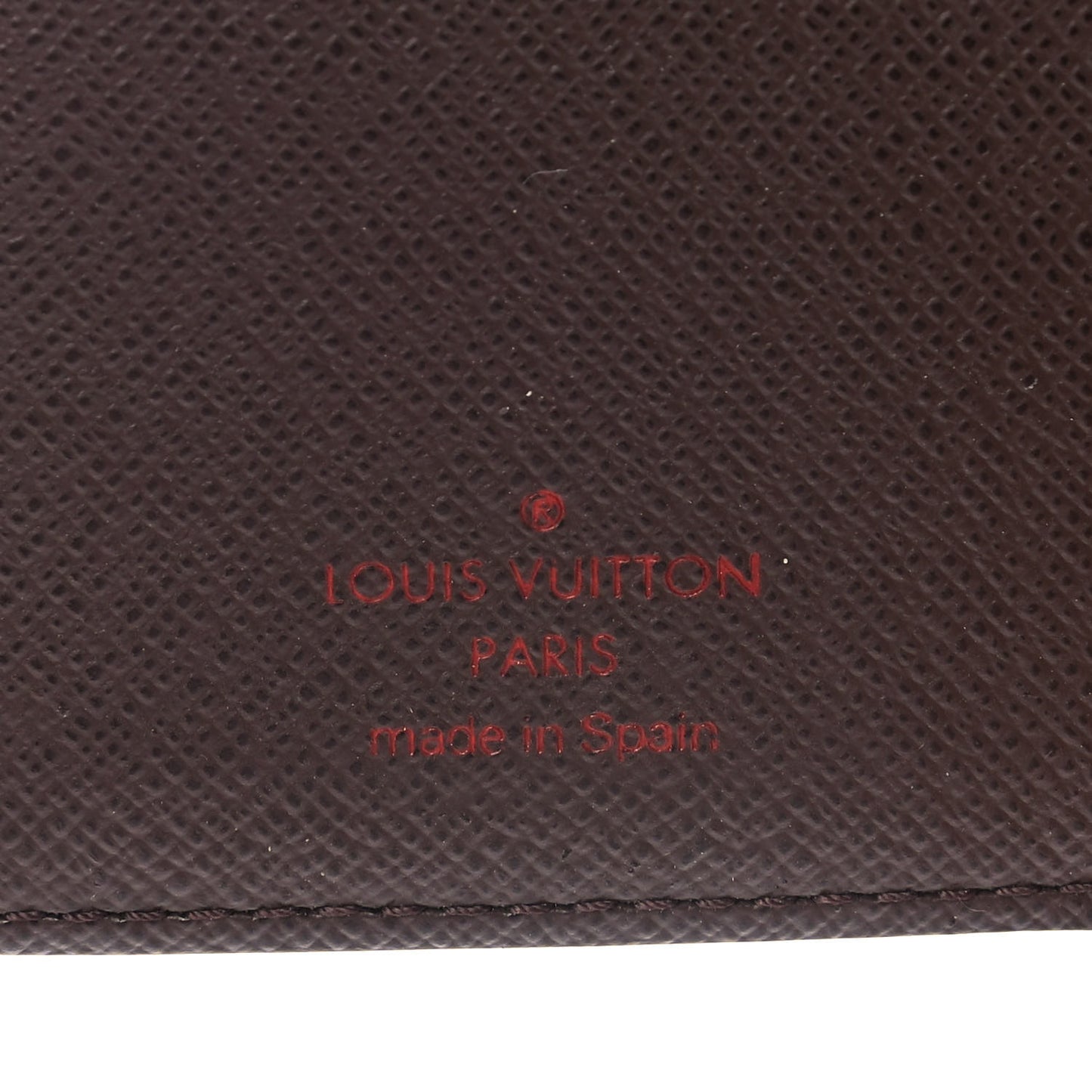 Damier Ebene Small Ring Agenda Cover