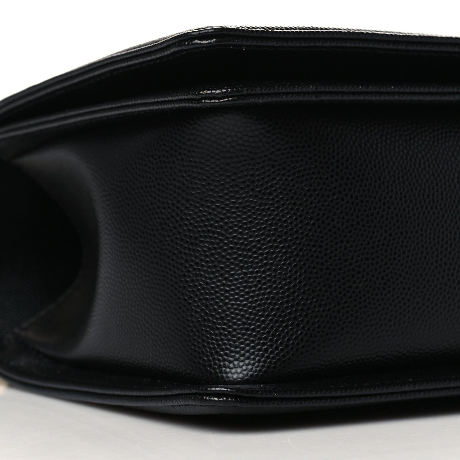 Chanel Caviar Chevron Quilted Medium Boy Flap Black 6 of 7