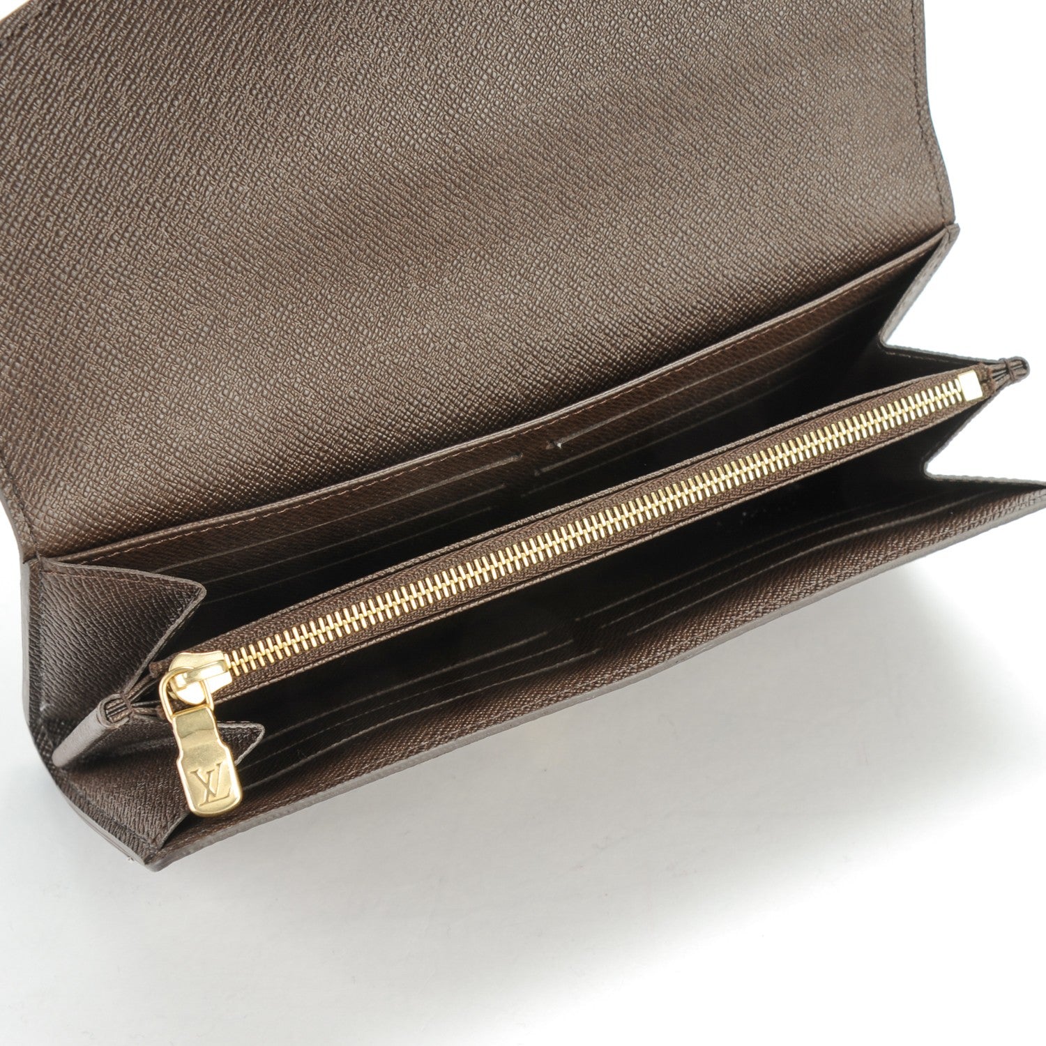 Louis Vuitton Damier Ebene Sarah Wallet NM 6 of 7