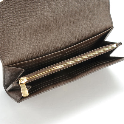 Louis Vuitton Damier Ebene Sarah Wallet NM 6 of 7