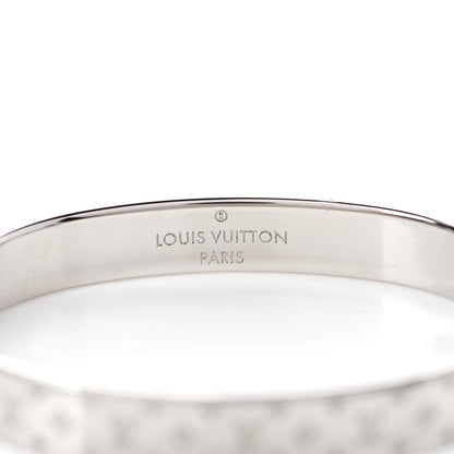 Louis Vuitton Palladium Monogram Nanogram Cuff M 5 of 7