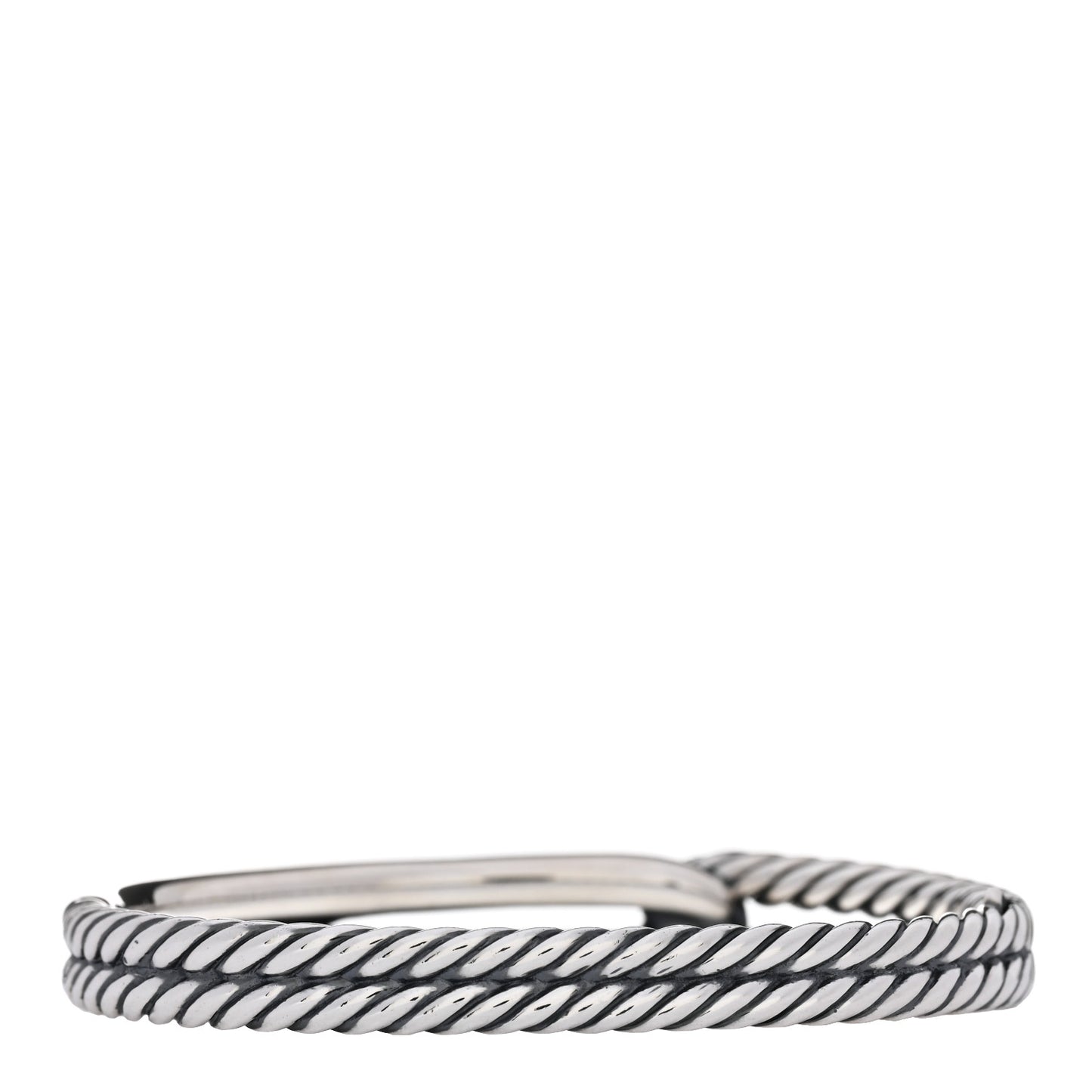 Sterling Silver 10mm Single Loop Labyrinth Bracelet