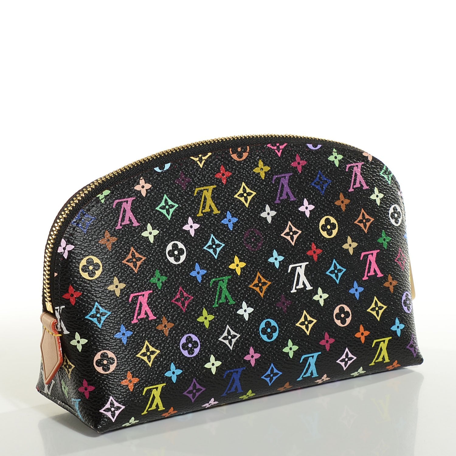 Louis Vuitton Monogram Multicolor Cosmetic Pouch Black Grenade 3 of 7