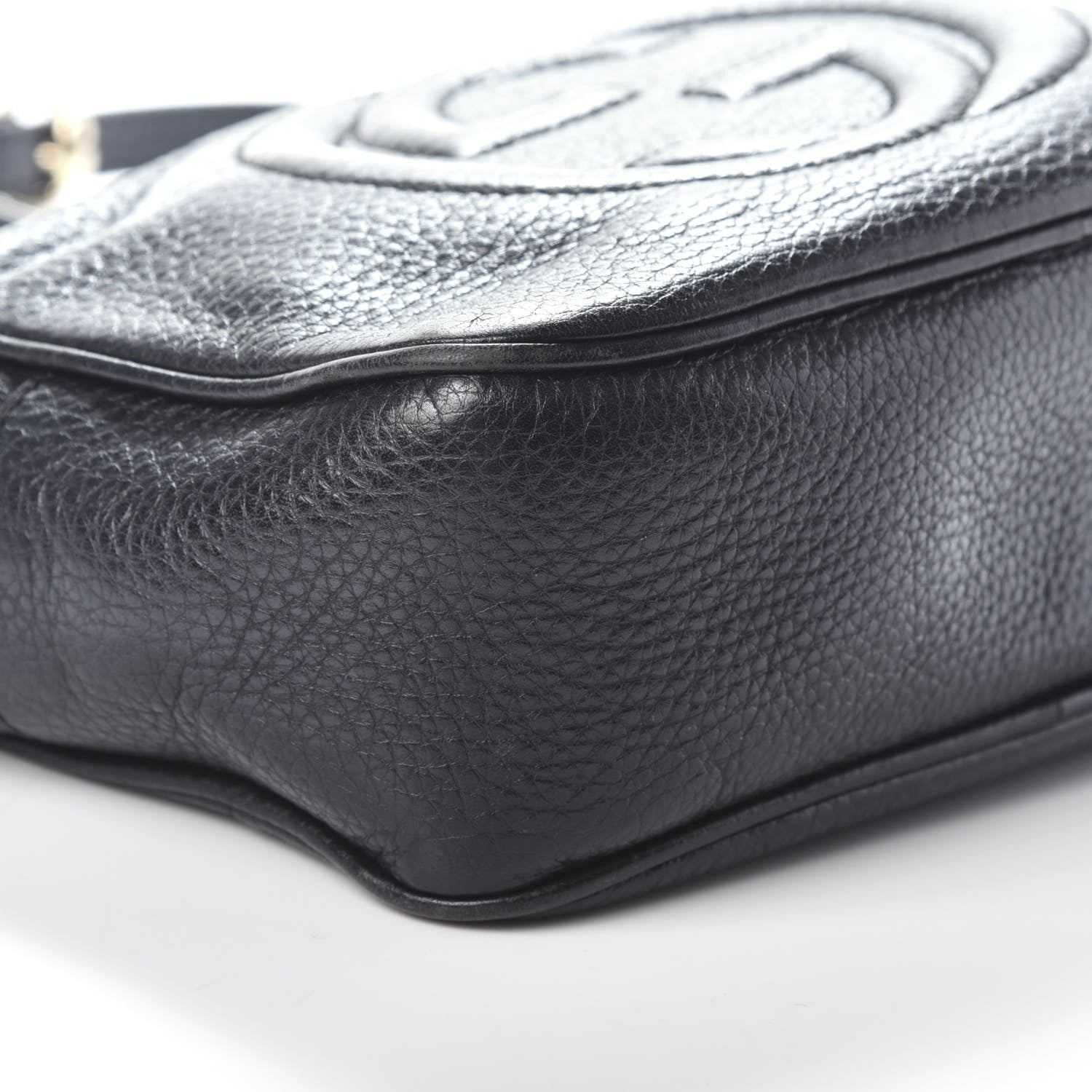Gucci Pebbled Calfskin Small Soho Disco Bag Black 8 of 9