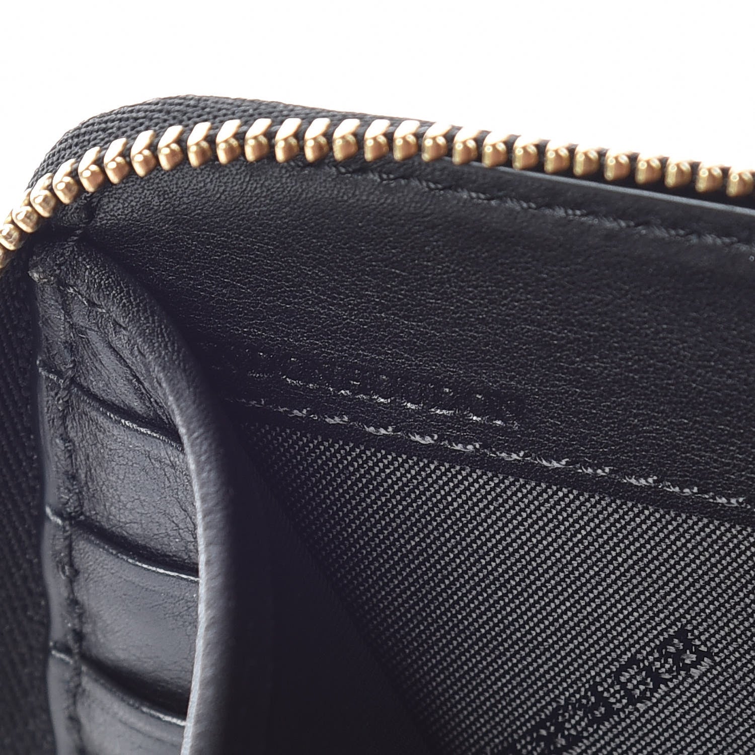 Burberry Patent Calfskin Zip Around Wallet Black 9 of 11