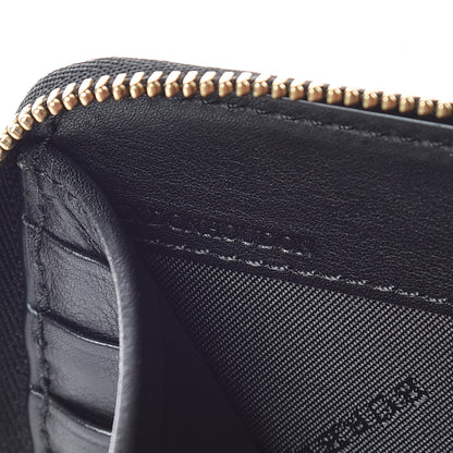 Burberry Patent Calfskin Zip Around Wallet Black 9 of 11