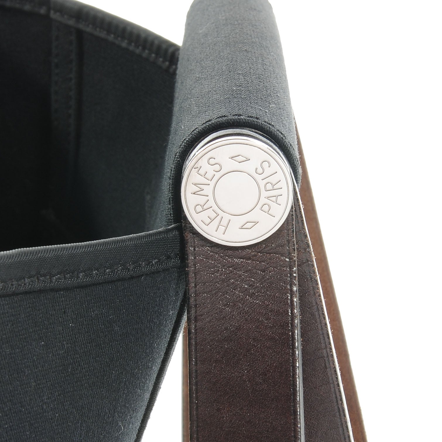 Hermes Canvas Cabag PM Black 6 of 8