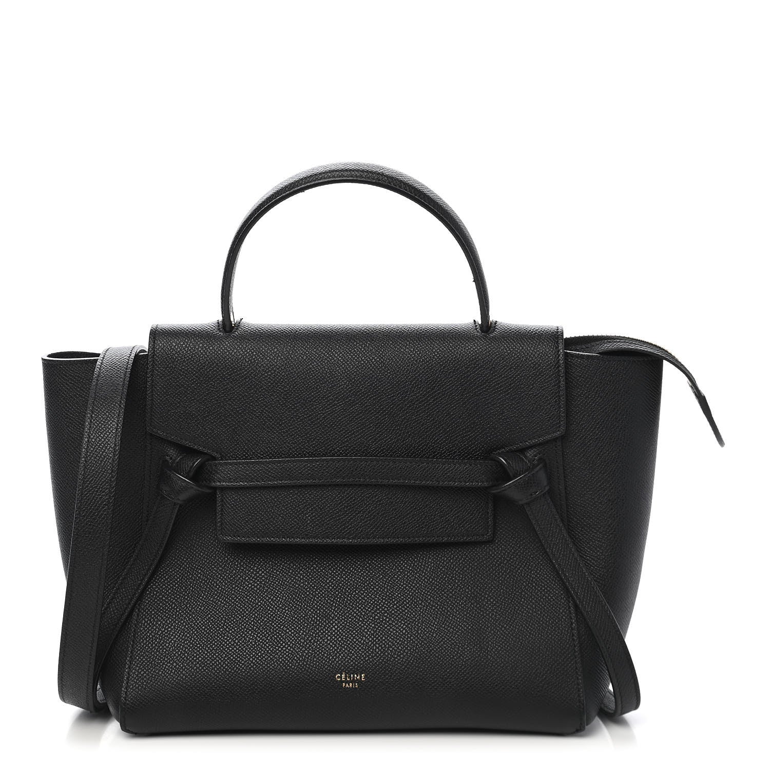 Celine Grained Calfskin Micro Belt Bag Black 1 of 11