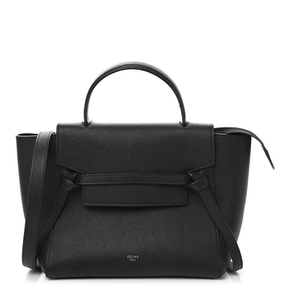 Celine Grained Calfskin Micro Belt Bag Black 1 of 11