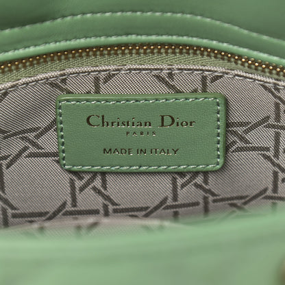 Christian Dior Lambskin Cannage Small My ABCDior Lady Dior Green 6 of 9