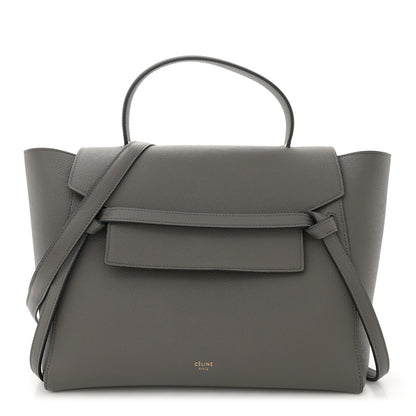 Celine Grained Calfskin Mini Belt Bag Grey 1 of 9
