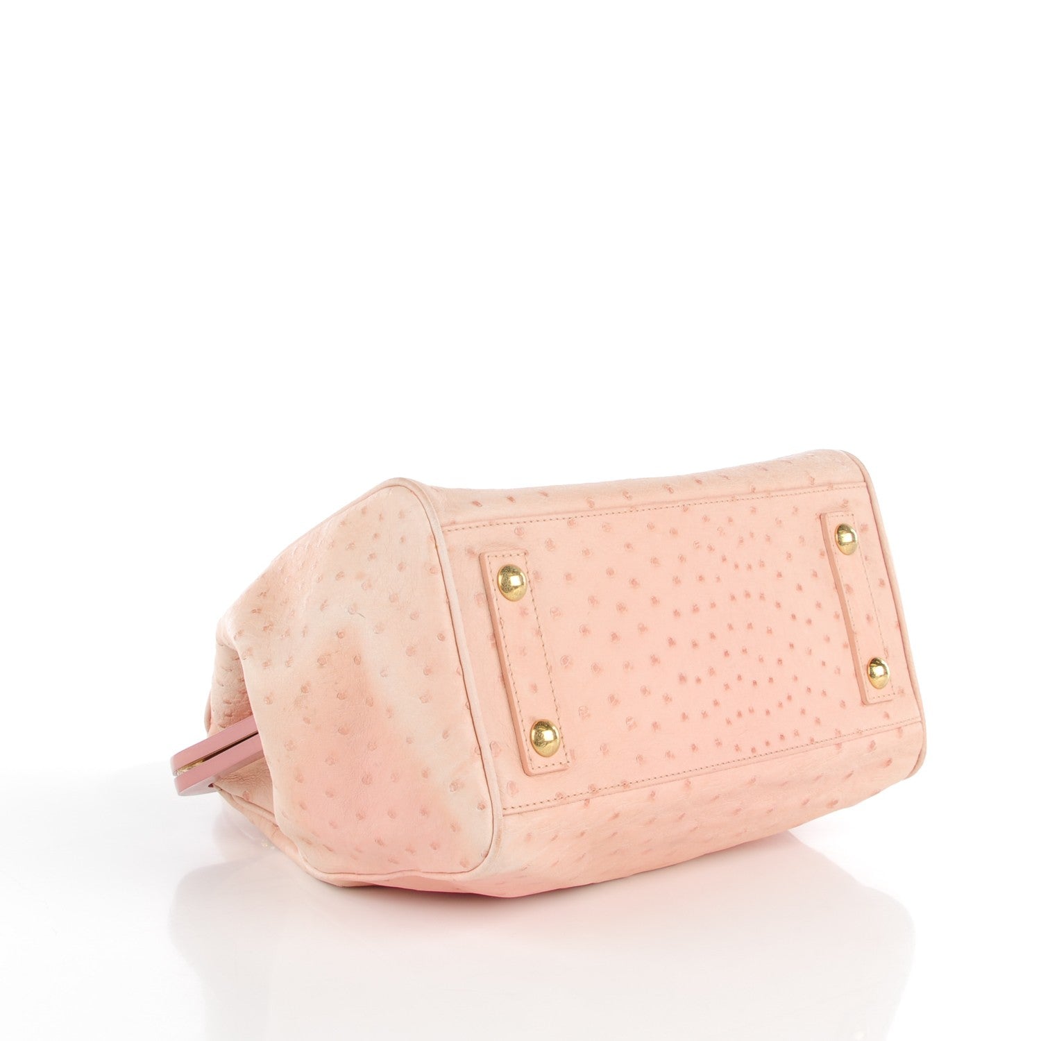 Louis Vuitton Ostrich Frame Speedy Pink 4 of 7