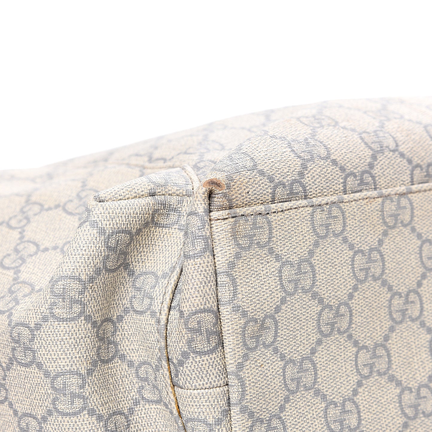 GG Plus Monogram Messenger Diaper Bag Ecru Grigio