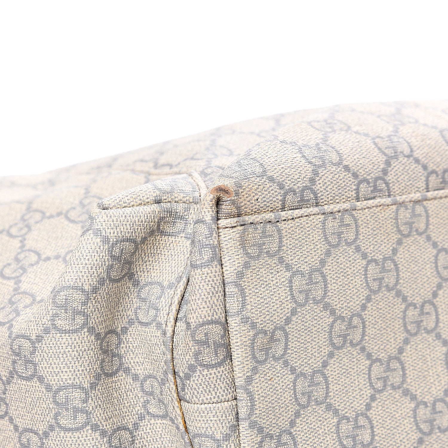 Gucci GG Plus Monogram Messenger Diaper Bag Ecru Grigio 12 of 13