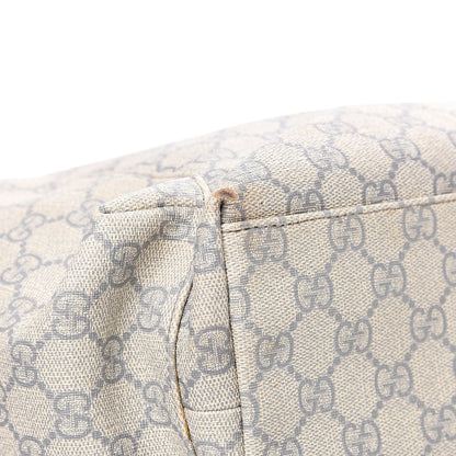 Gucci GG Plus Monogram Messenger Diaper Bag Ecru Grigio 12 of 13