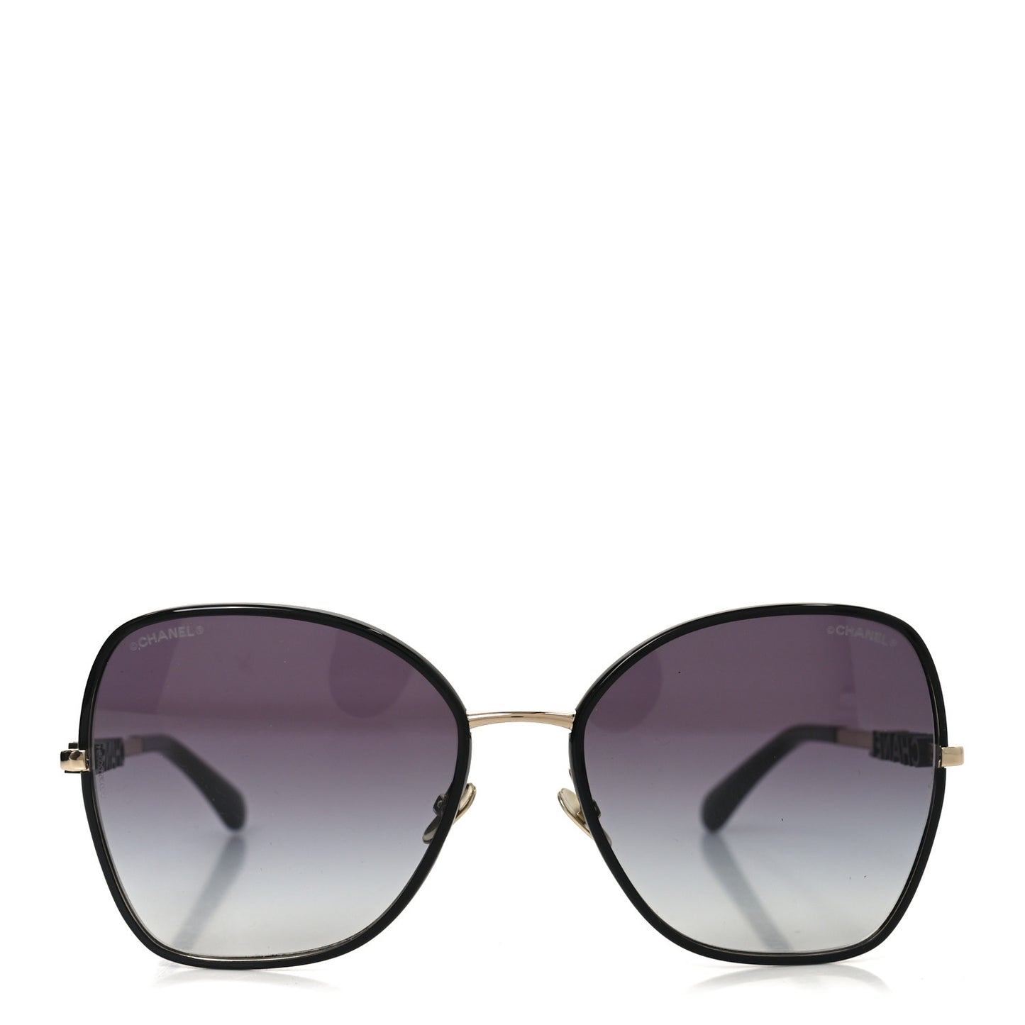Metal Butterfly Sunglasses 4283 Black