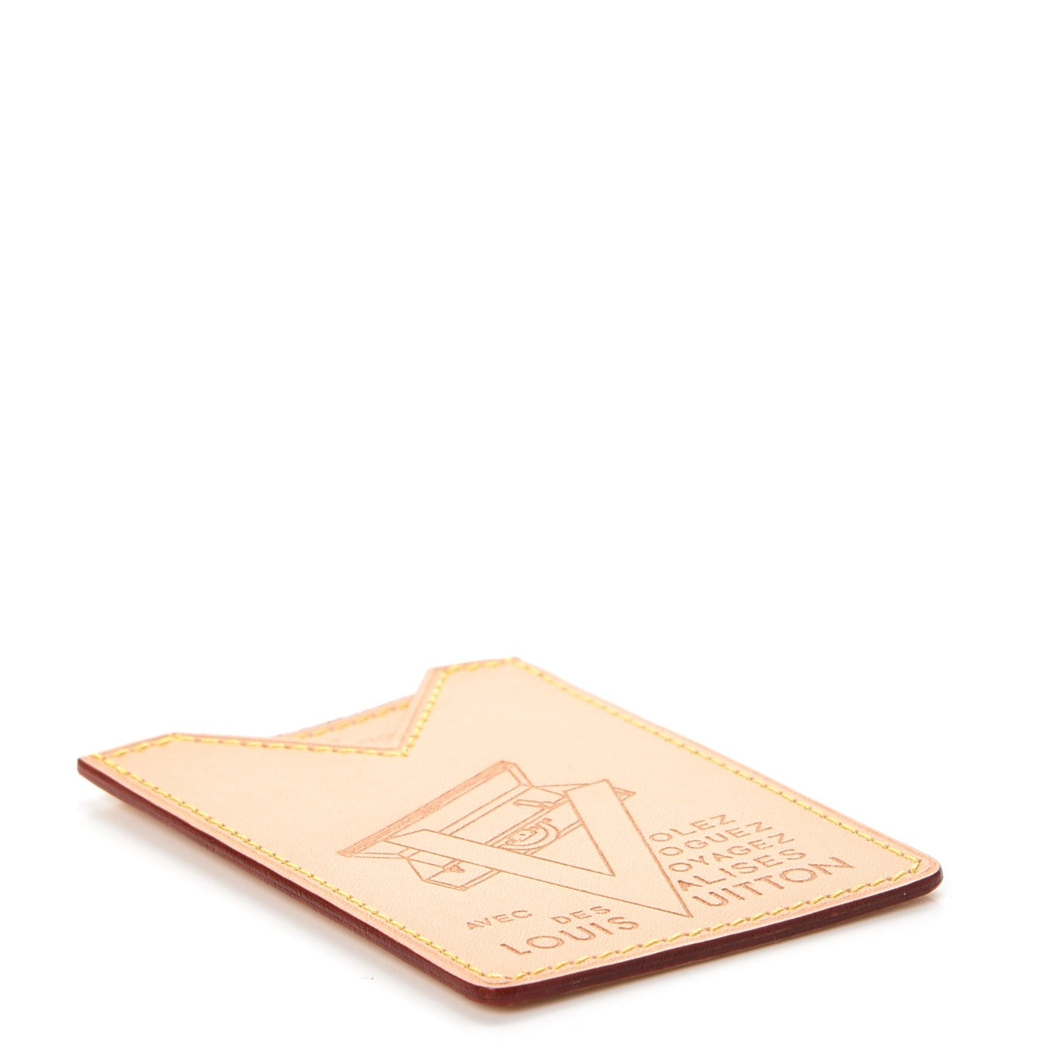 Louis Vuitton Vachetta Voyages Card Holder 4 of 6