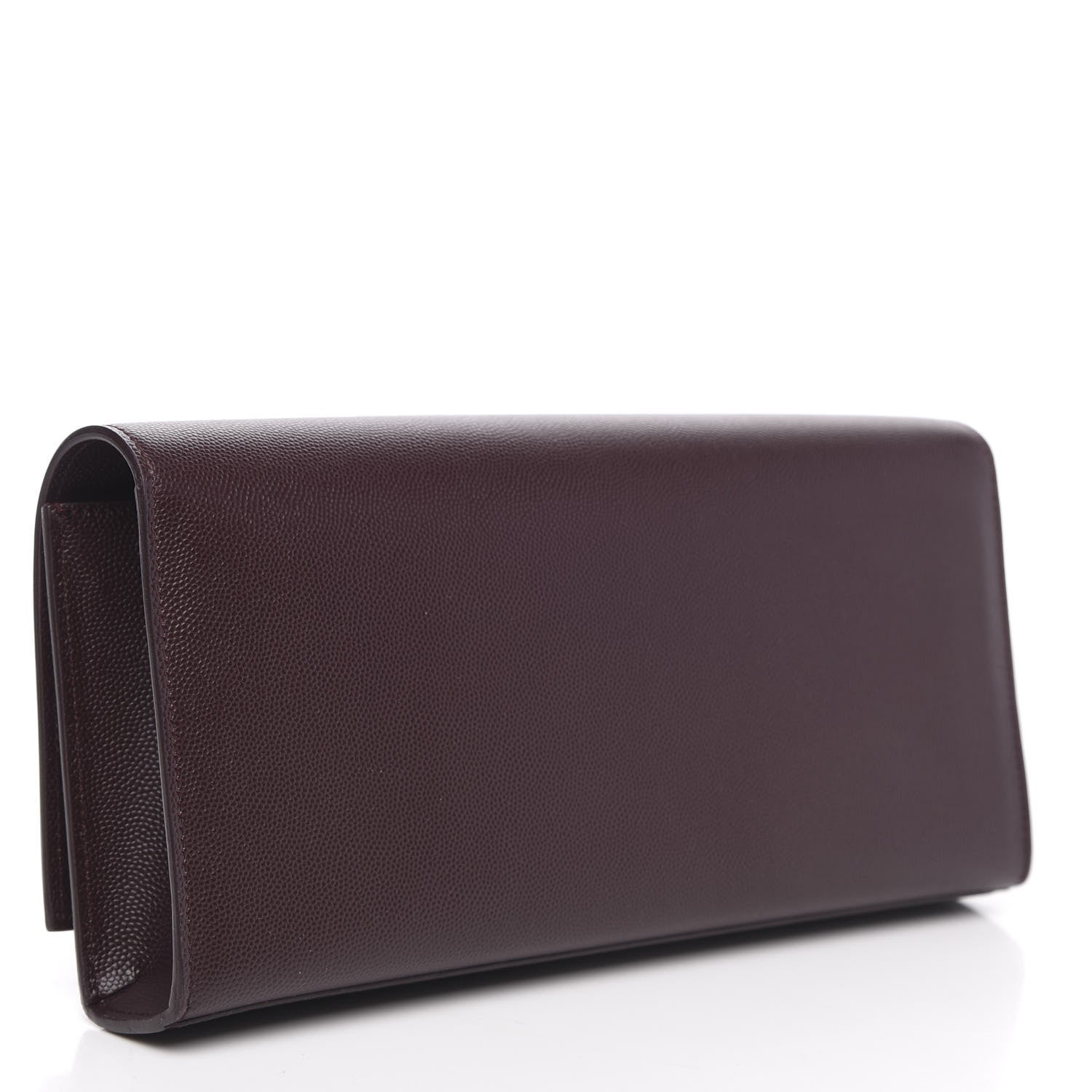 Saint Laurent Grain De Poudre Classic Monogram Cassandre Clutch Amaranto 2 of 9