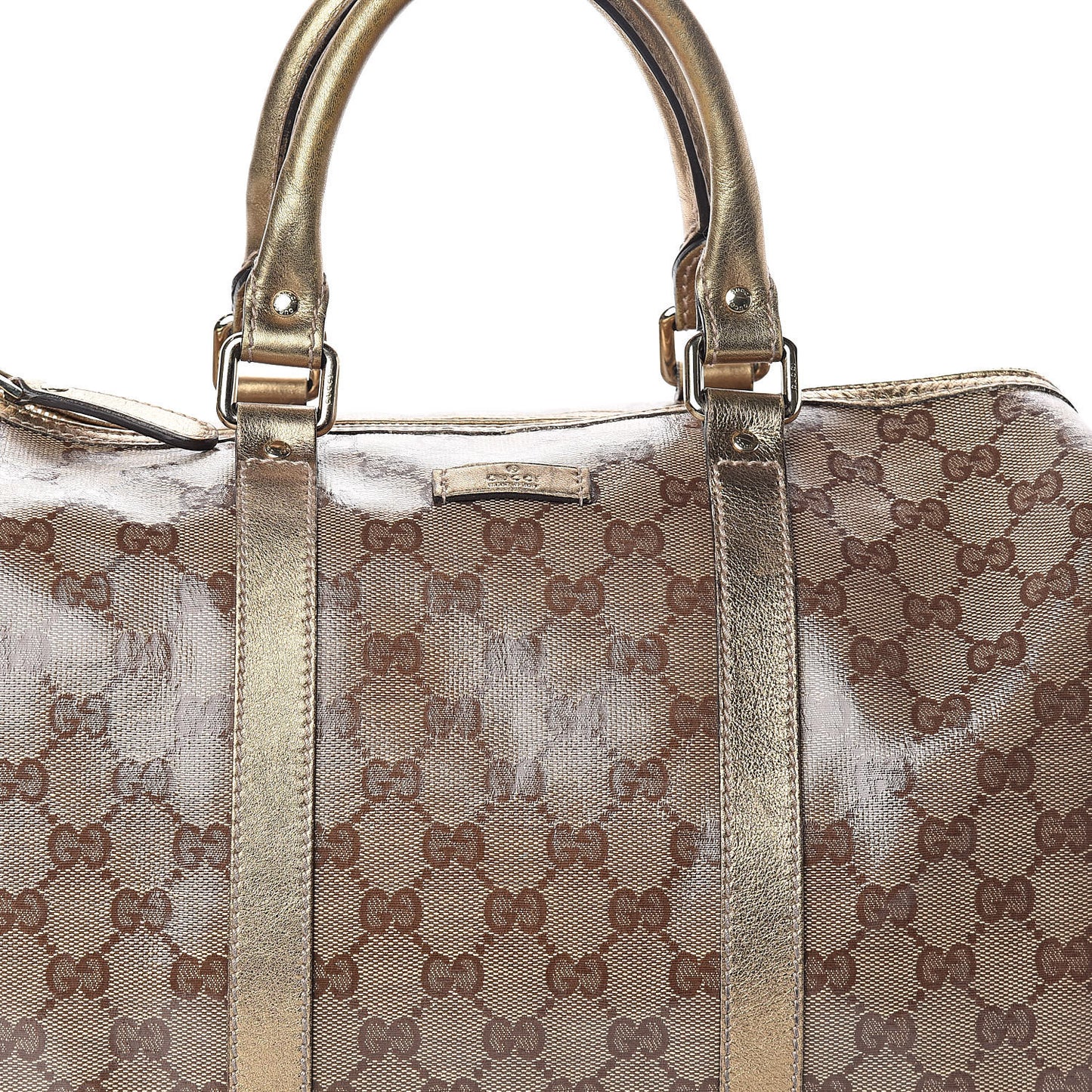 Crystal Monogram Medium Joy Boston Bronze