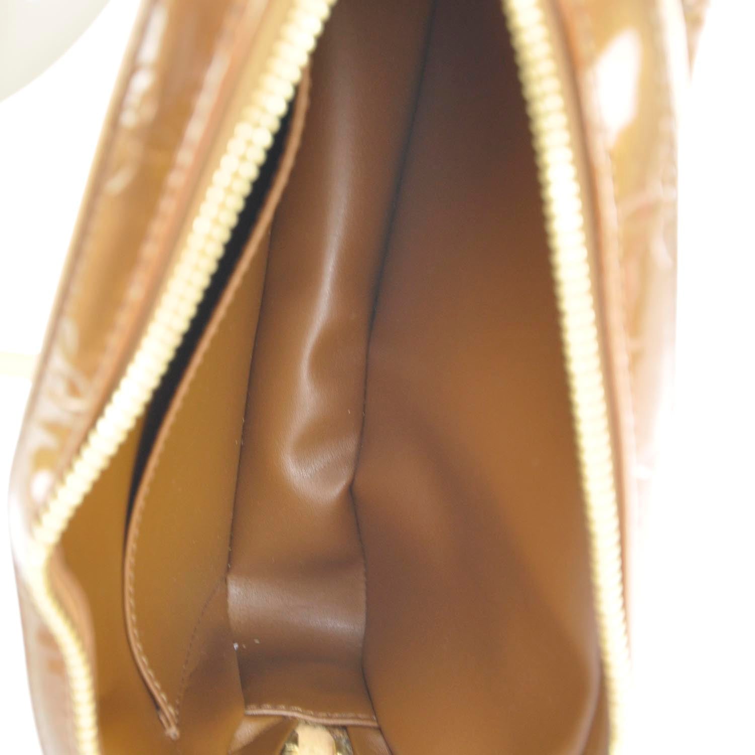 Louis Vuitton Vernis Christie MM Bronze 8 of 9