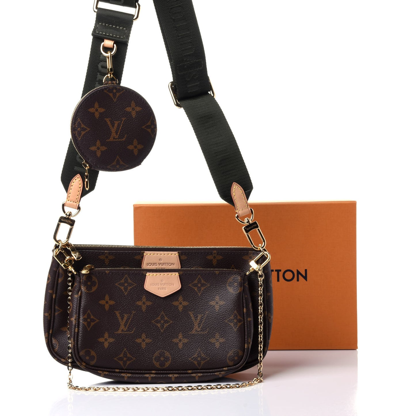 Monogram Multi Pochette Accessories Kaki