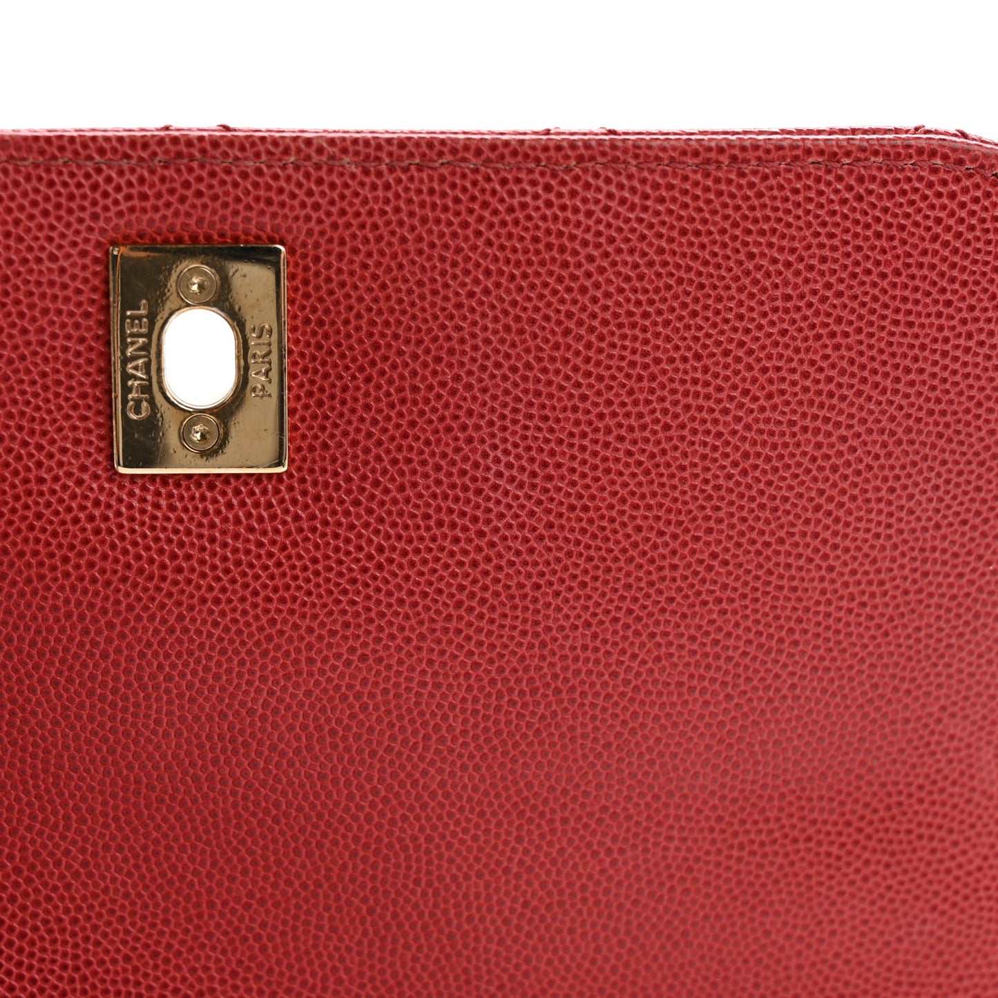 Caviar Quilted Medium Business Affinity Flap Red