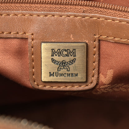 MCM Visetos Satchel Cognac 6 of 20