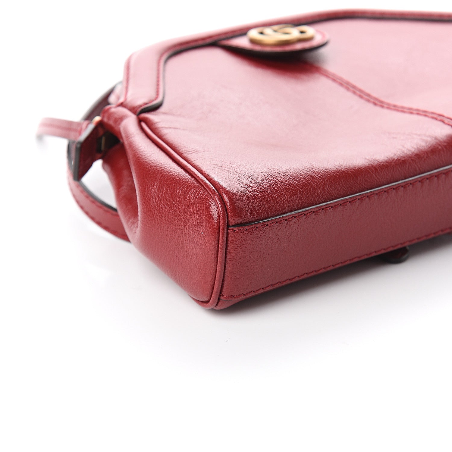 Gucci Piuma Lux Calfskin Small Re(Belle) Crossbody Bag Romantic Cerise 7 of 8