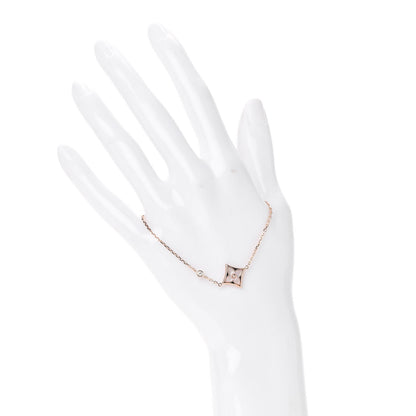 Louis Vuitton 18K Pink Gold Diamond Mother of Pearl Color Blossom BB Star Bracelet 2 of 6