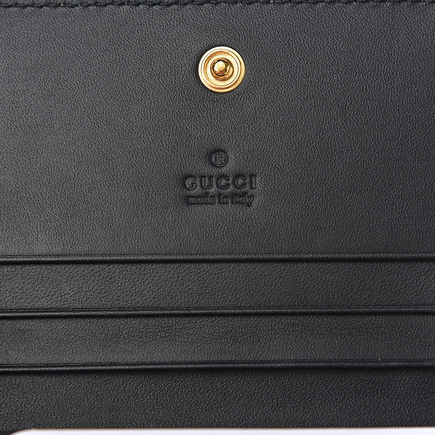Gucci GG Supreme Monogram Bee Print Card Case 5 of 6