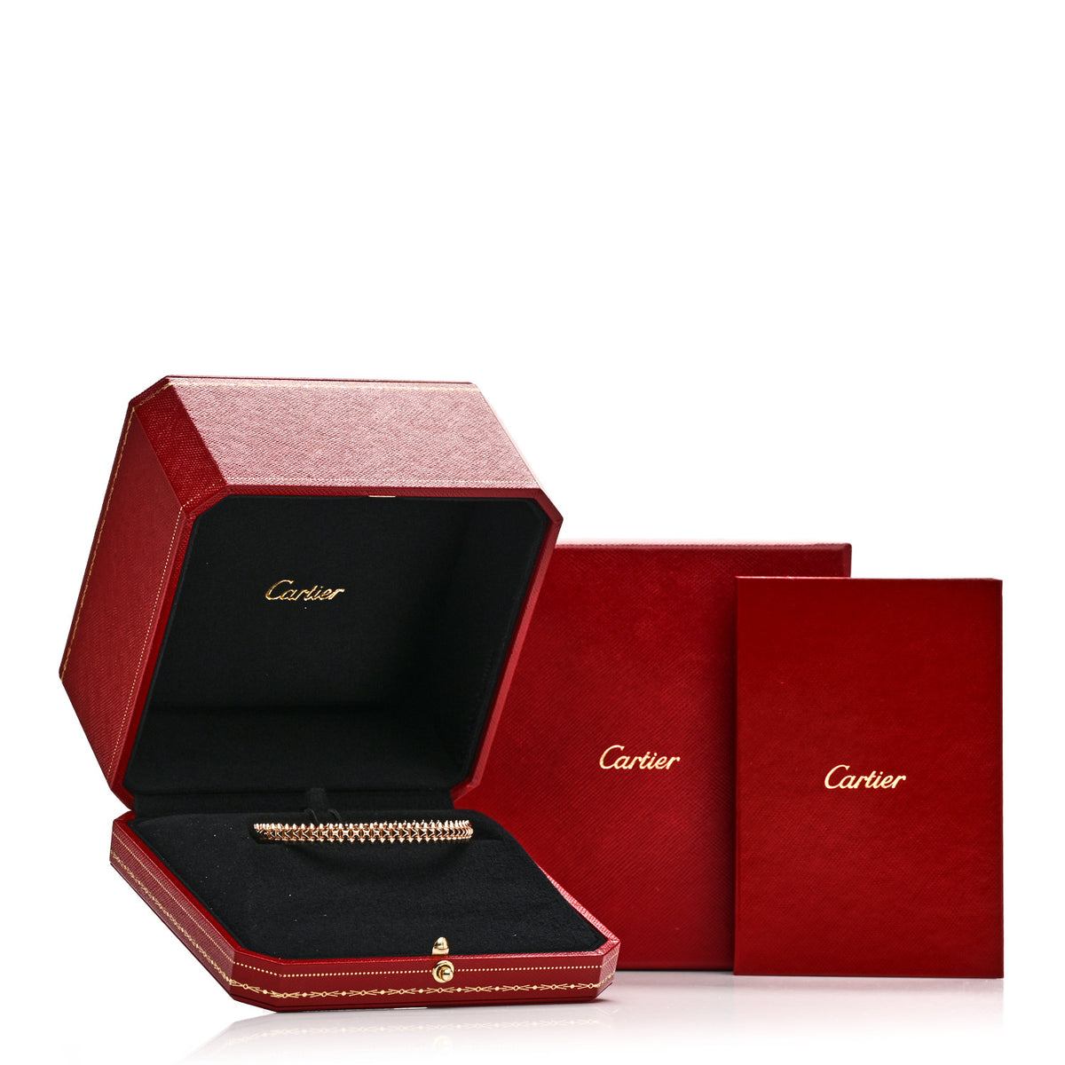 18K Pink Gold Small Clash De Cartier Bracelet 17