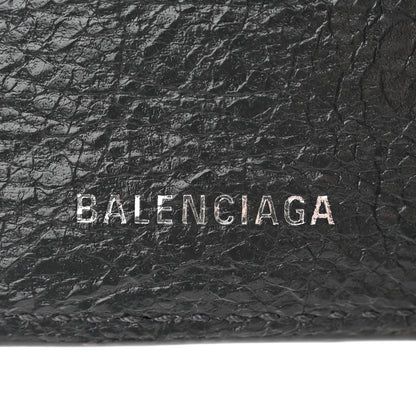 Balenciaga Agneau Classic Silver Hardware Mini Wallet Gris Fossile 7 of 11