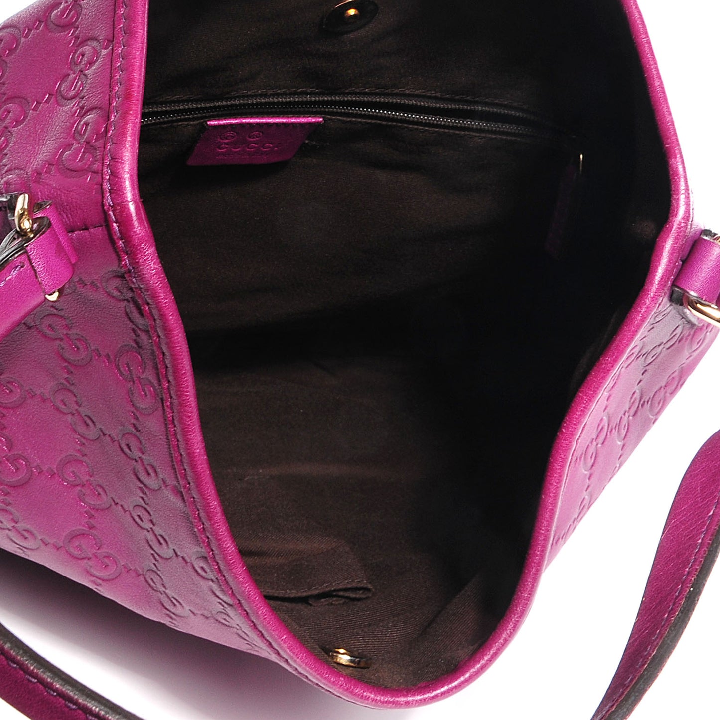 Guccissima Medium New Britt Hobo Purple