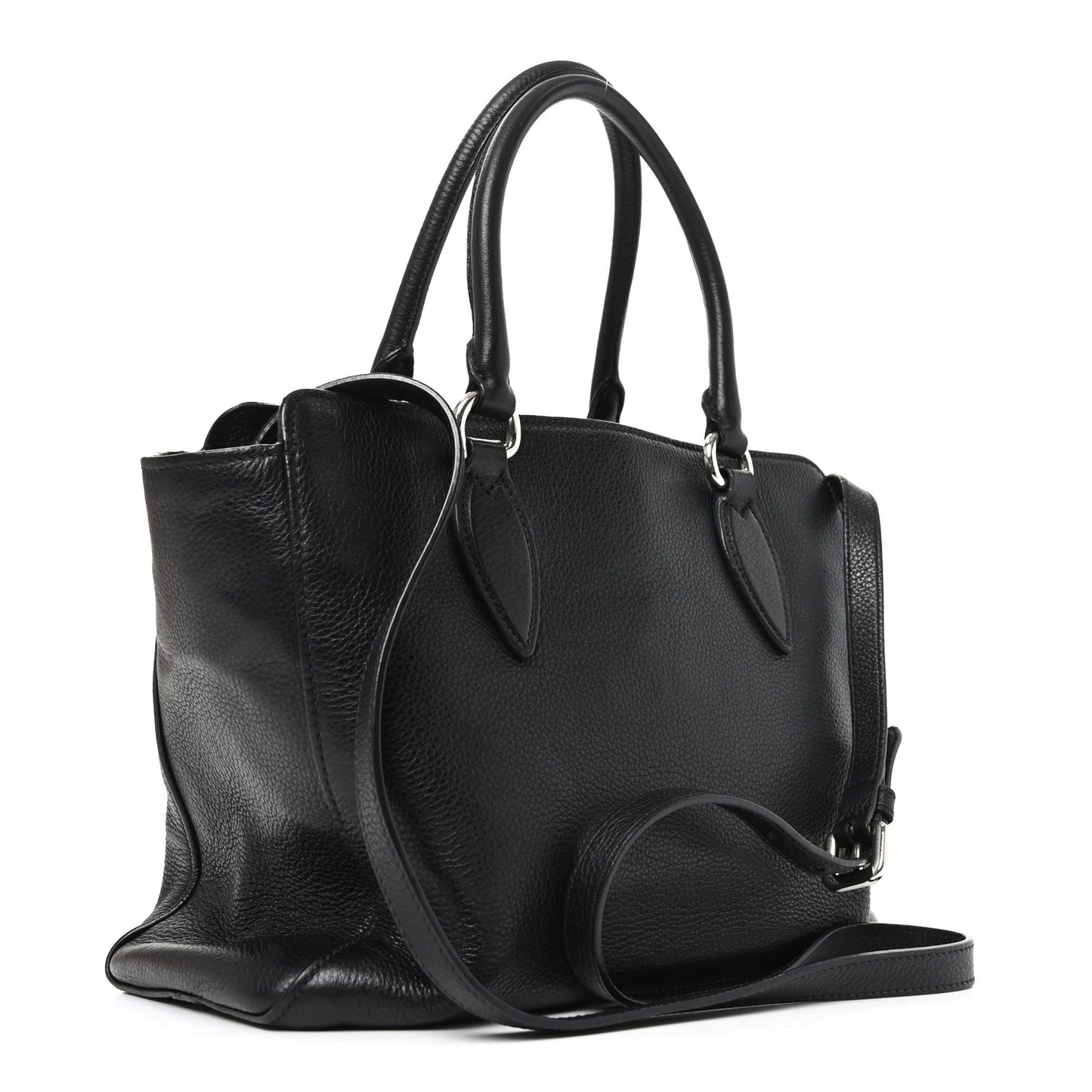 Vitello Phenix Tote Black