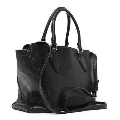 Prada Vitello Phenix Tote Black 3 of 9