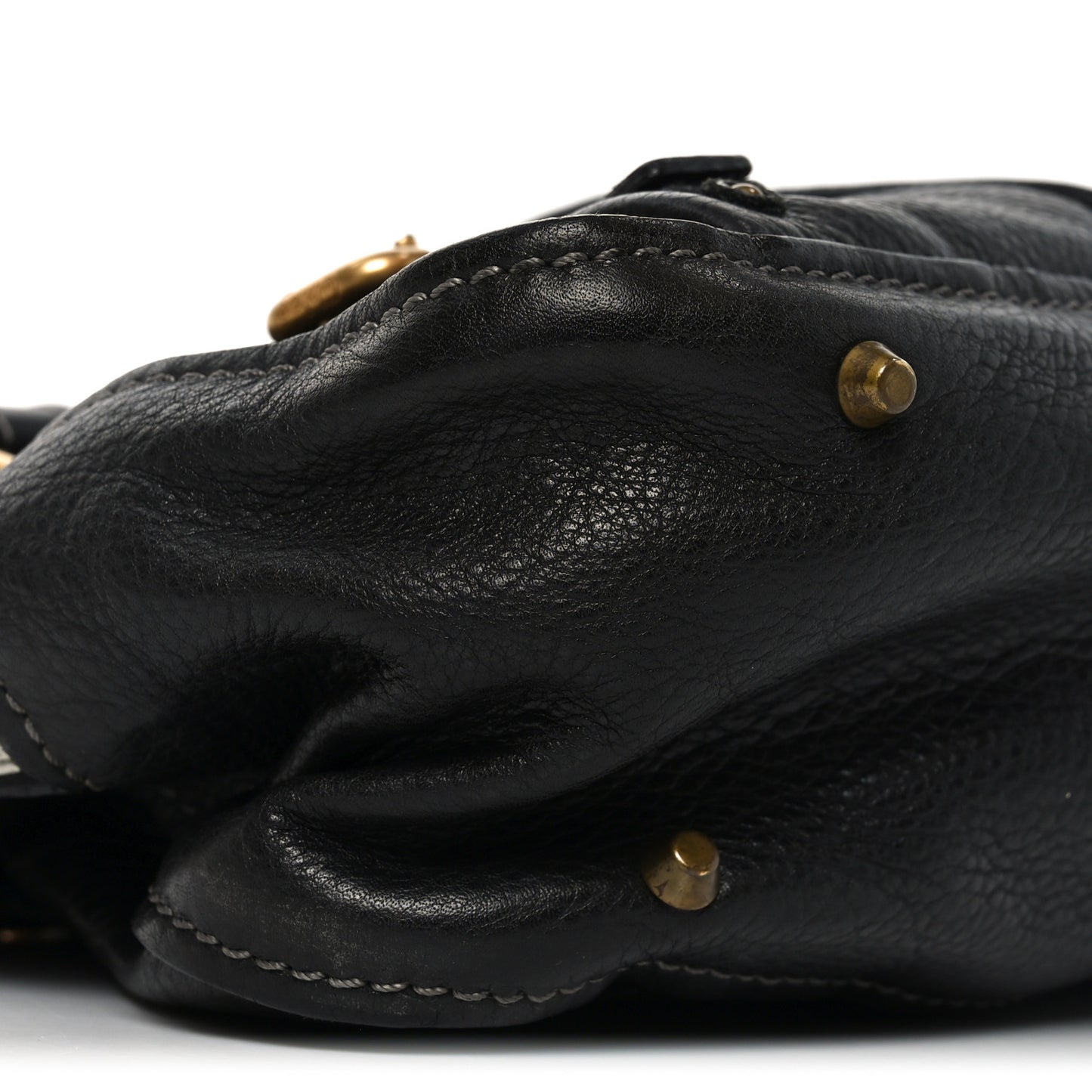 Calfskin Paddington Small Shoulder Bag Black