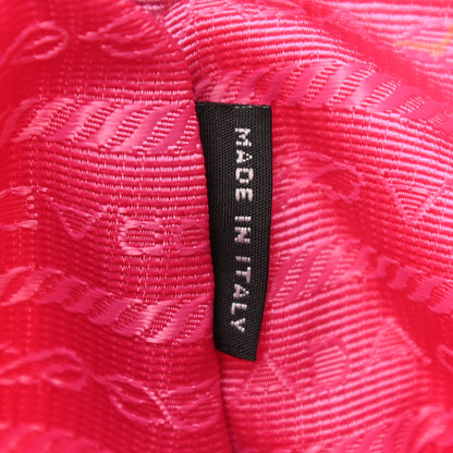 Prada Tessuto Nylon Saffiano Shopping Tote Ibisco 9 of 10