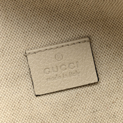 Gucci Grained Calfskin Logo Belt Bag White 6 of 9
