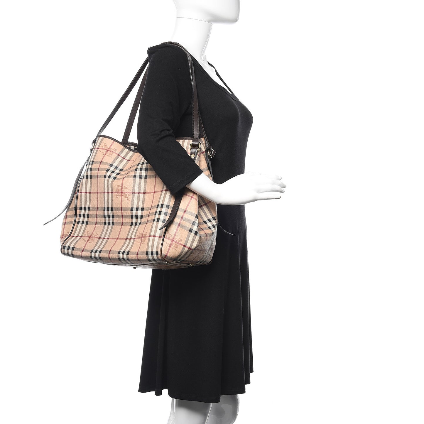 Haymarket Check Large Canterbury Tote Chocolate