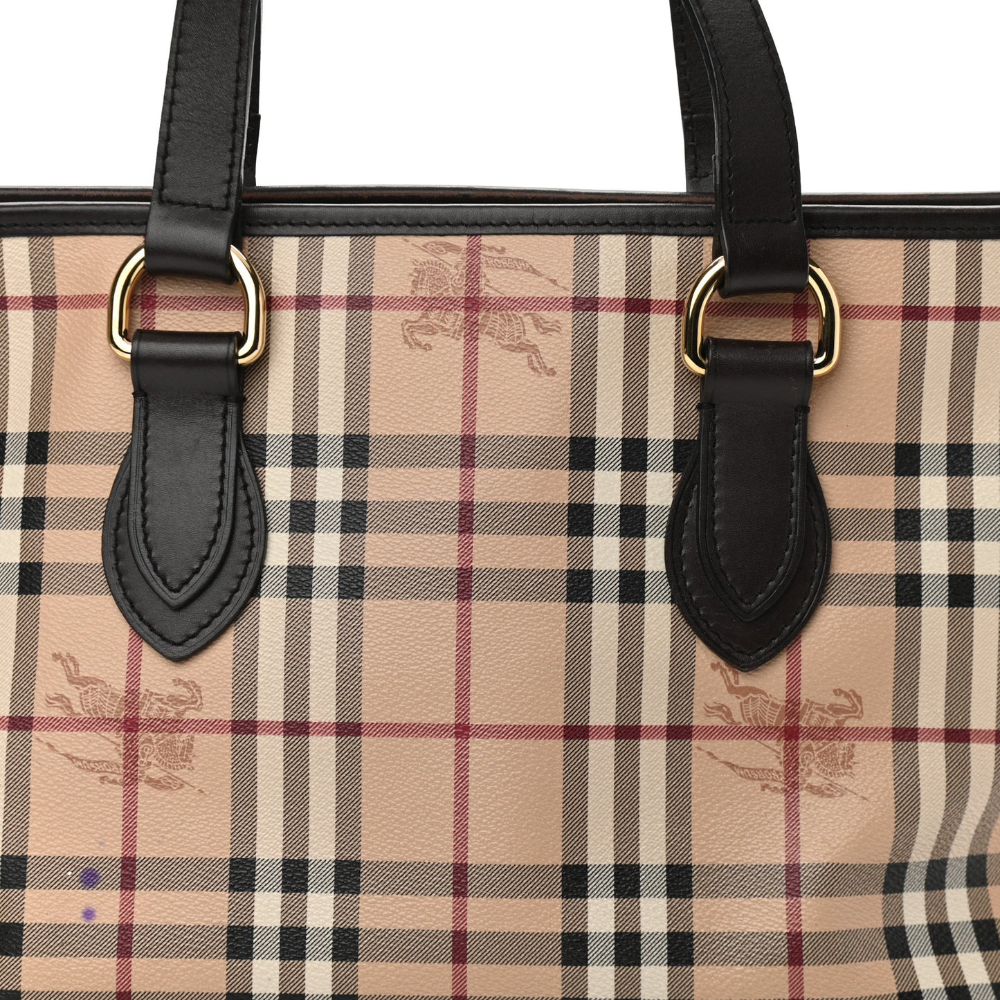 Haymarket Check Medium Regent Tote Chocolate
