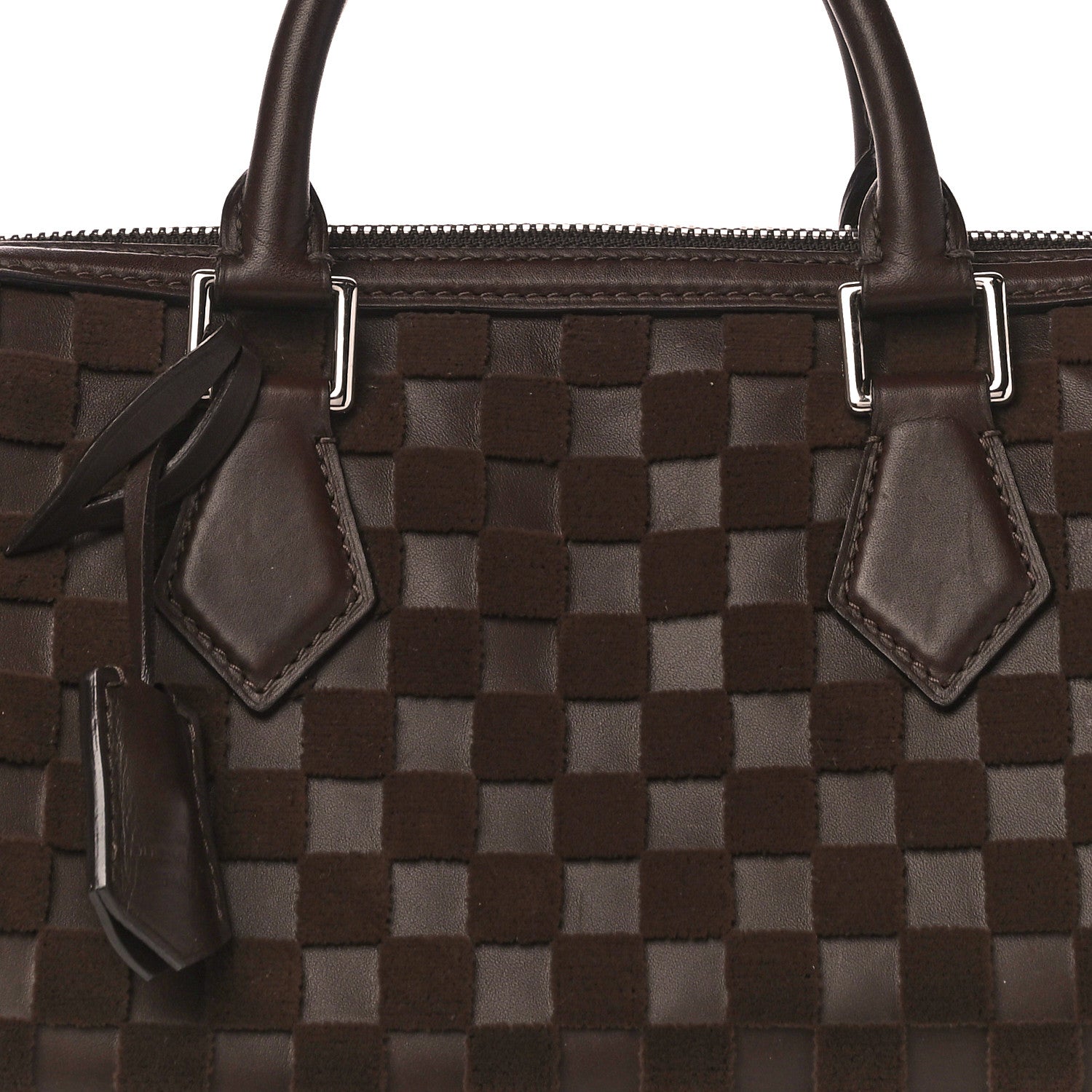 Louis Vuitton Damier Cubic Speedy East West Brown 10 of 14